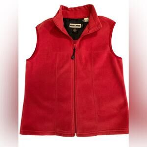 North End | Red Fleece Vest | Ladies M
